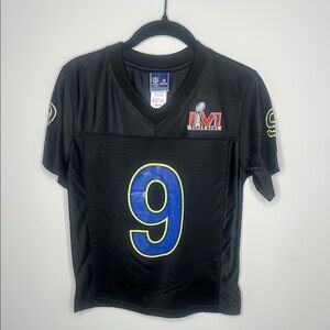 Kids Black Football Jersey
